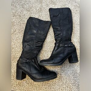 Baretraps gibben tall black boots women’s size 10
